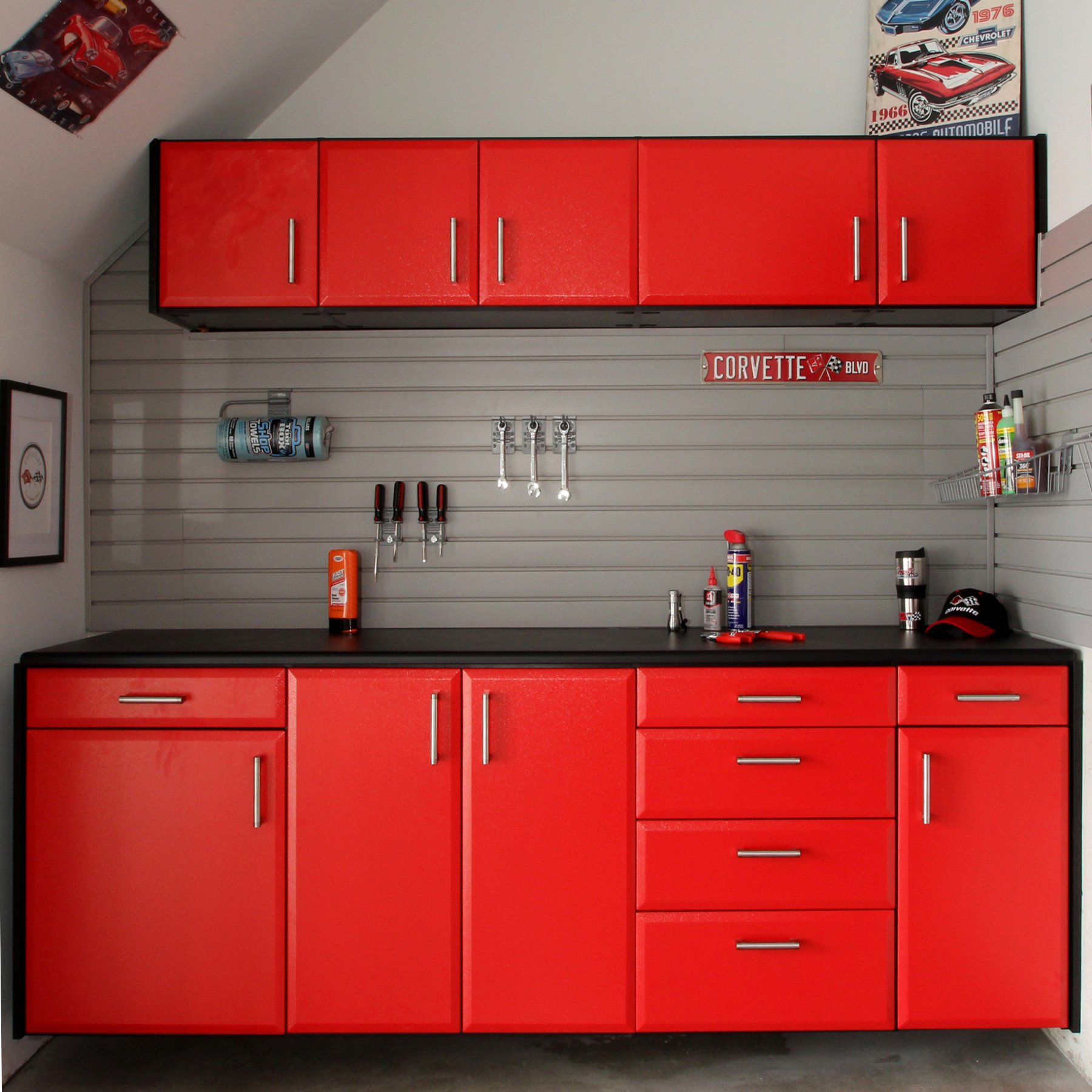 GARAGE CABINETS Cyclone Home Systems   Alcove Cabinets 